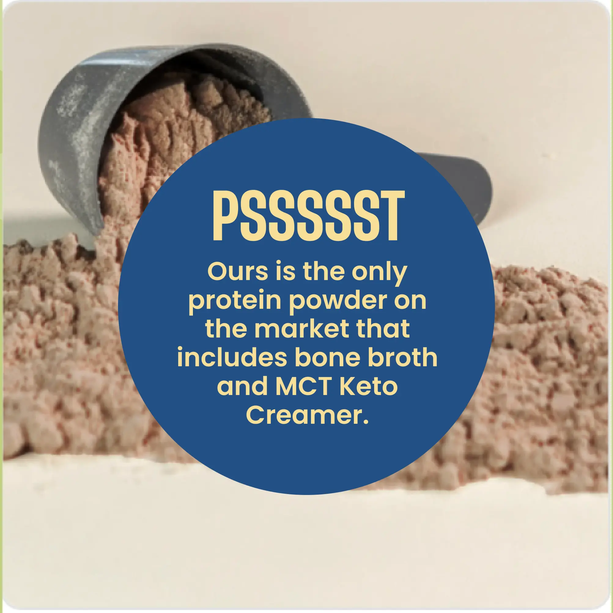 Cookies & Cream Keto Protein Powder - Image 4