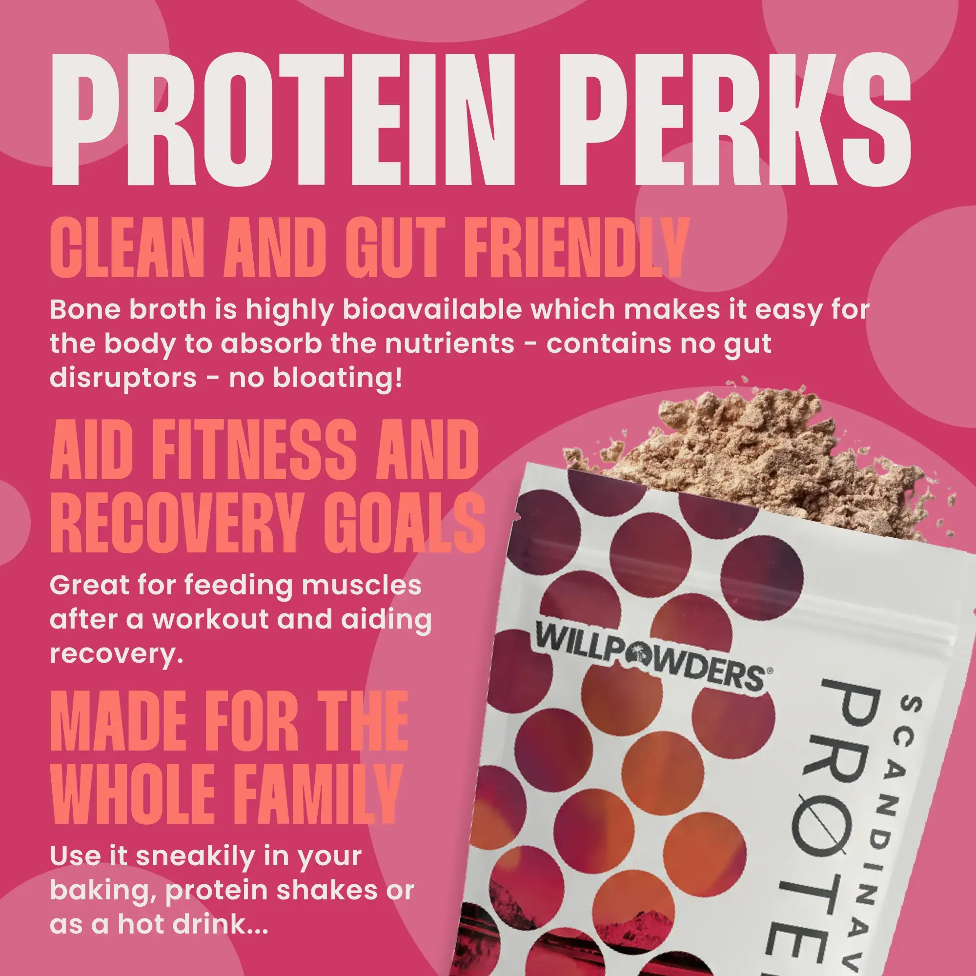 Dark Chocolate Keto Protein Powder - Image 3