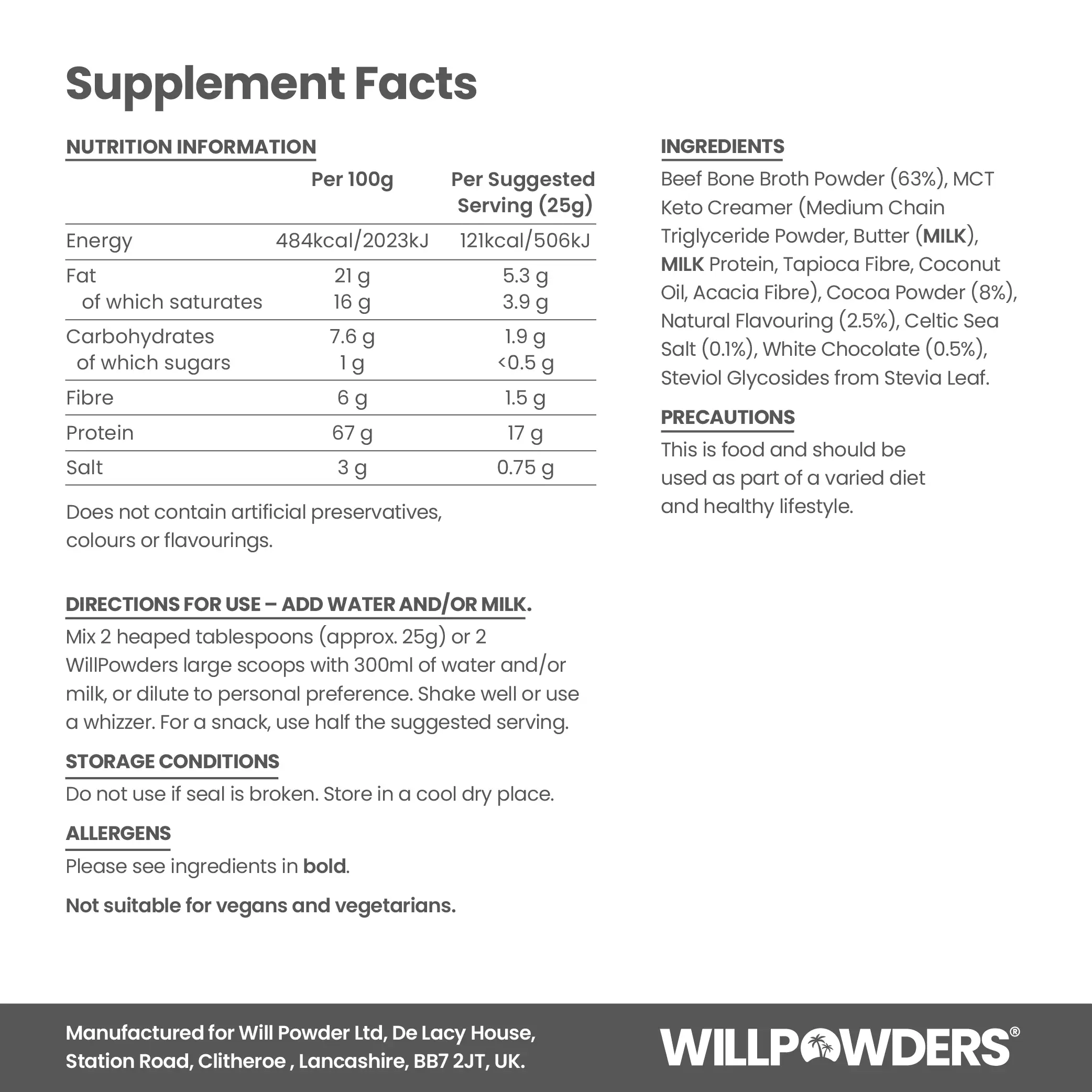 Milk Chocolate Keto Protein Powder - Image 10