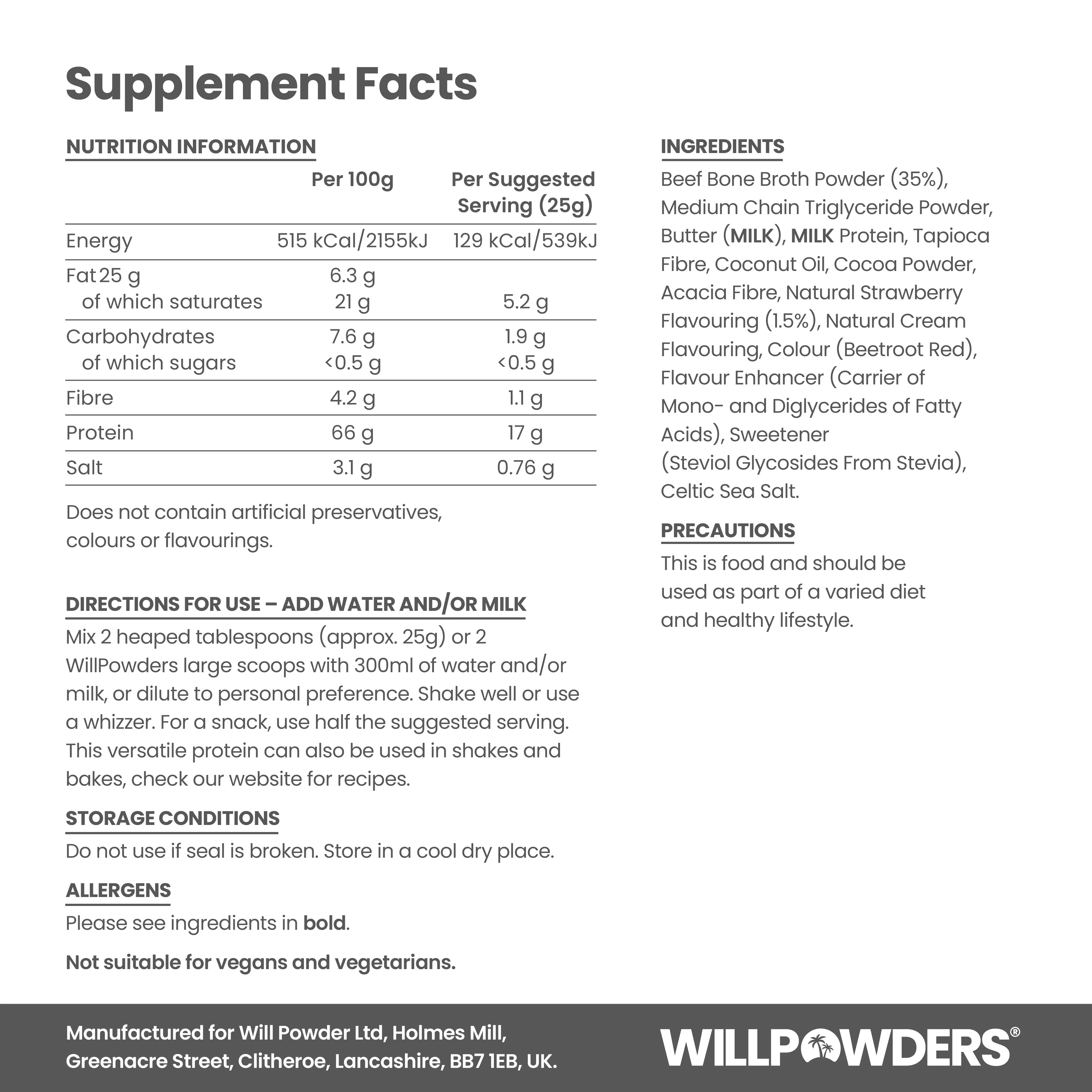 Strawberry Keto Protein Powder - Image 7
